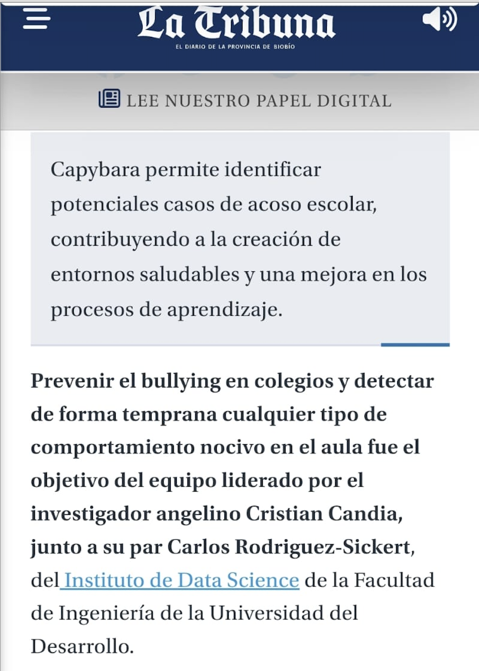Innovador videojuego que predice y previene el bullying